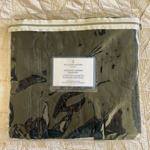 Williams-Sonoma Home Greek Sateen Sham - Black (1)